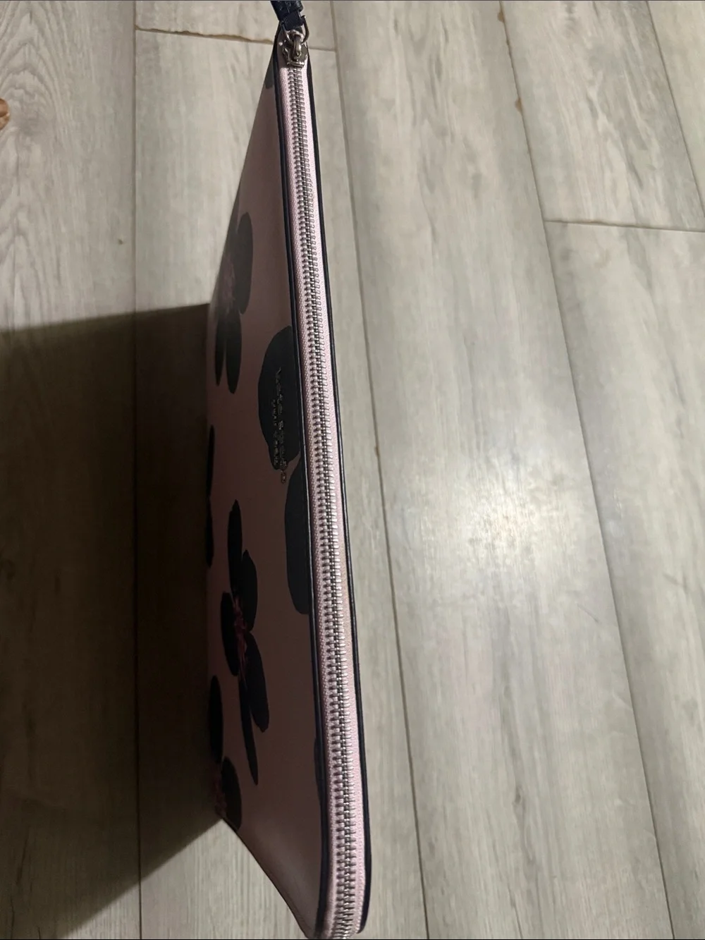 kate spade Pink Floral Tablet Sleeve with Black Blooms